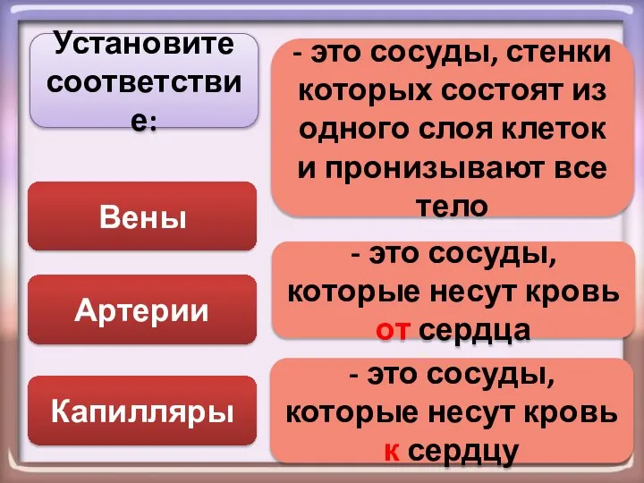 - это сосуды, которые несут кровь от сердца - это сосуды,