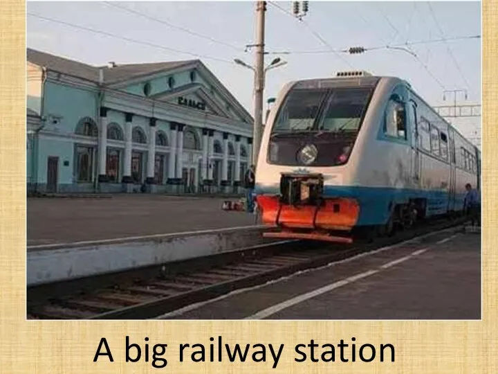 A big railway station