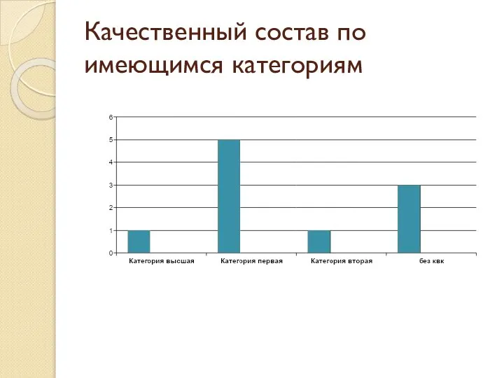 Качественный состав по имеющимся категориям