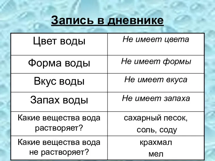 Запись в дневнике