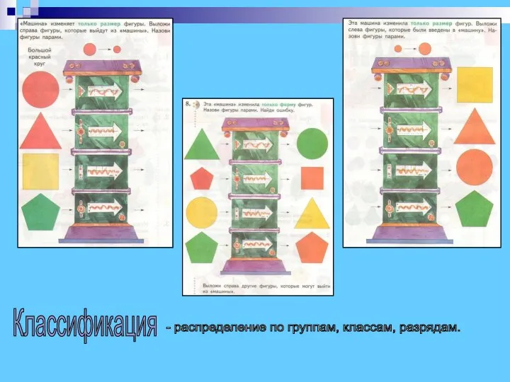 Классификация - распределение по группам, классам, разрядам.