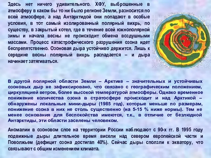 Здесь нет ничего удивительного. ХФУ, выброшенные в атмосферу в каком бы