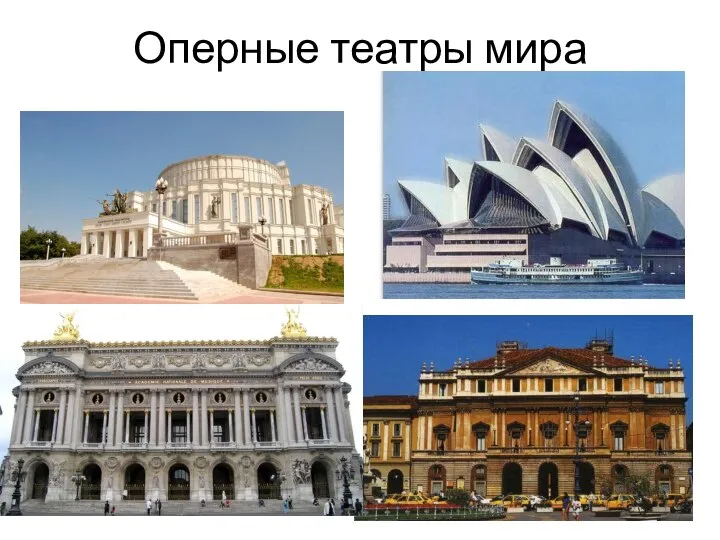 Оперные театры мира