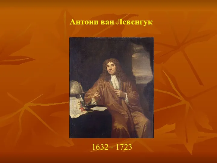 Антони ван Левенгук 1632 - 1723