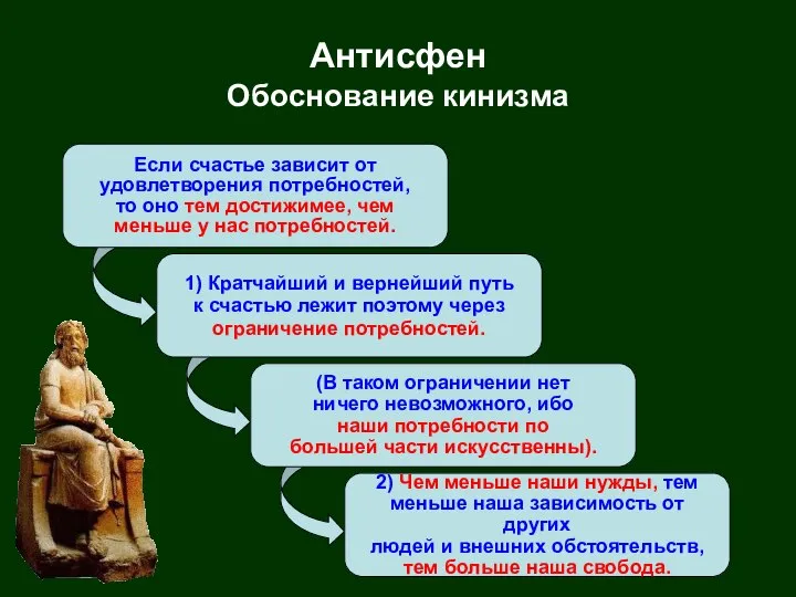 Если счастье зависит от удовлетворения потребностей, то оно тем достижимее, чем