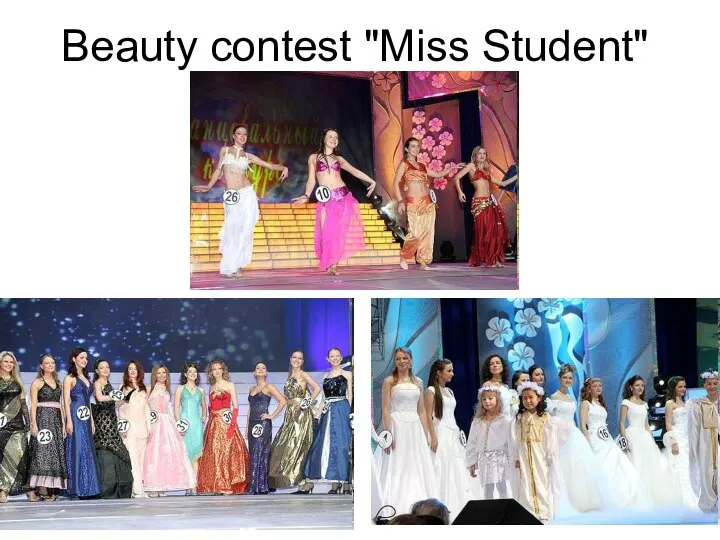 Beauty contest "Miss Student"