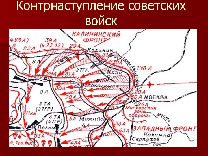 Контрнаступление советских войск