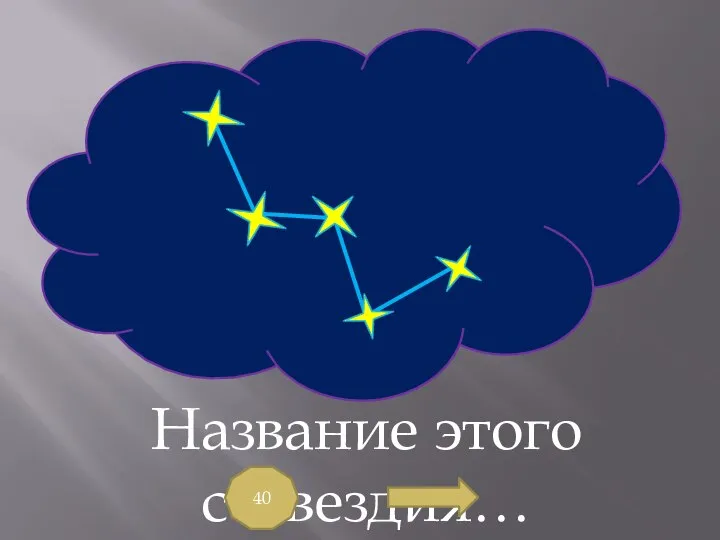 Название этого созвездия… 40