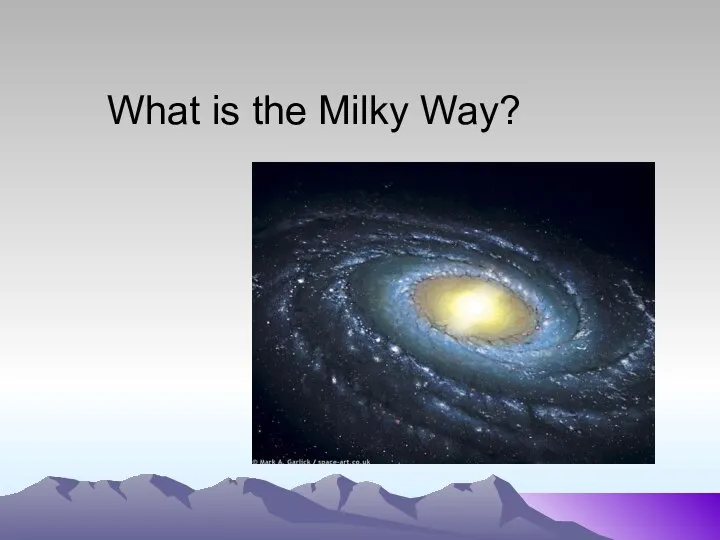 What is the Milky Way?