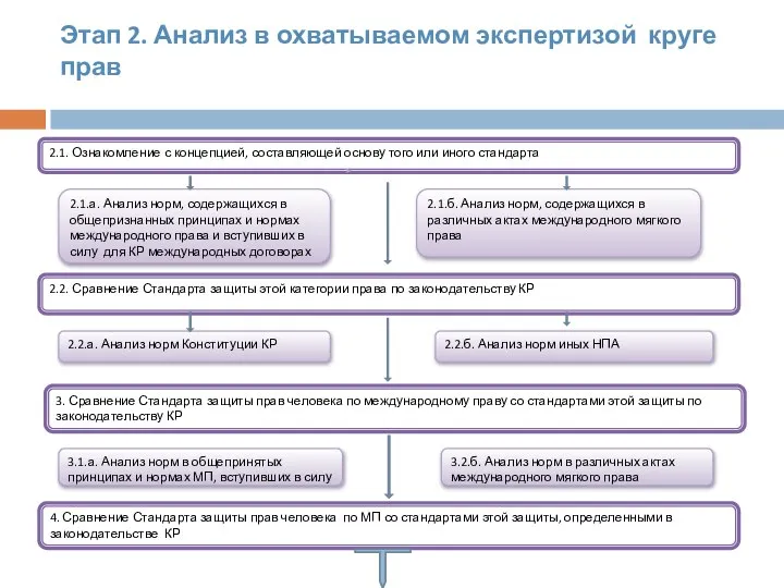 Этап 2. Анализ в охватываемом экспертизой круге прав 2.1. Ознакомление с