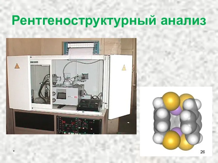 Рентгеноструктурный анализ *