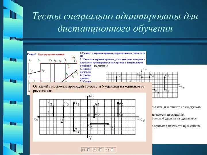 Тесты специально адаптированы для дистанционного обучения