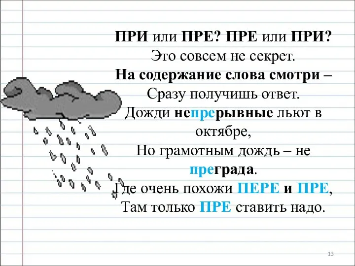 ПРИ или ПРЕ? ПРЕ или ПРИ? Это совсем не секрет. На