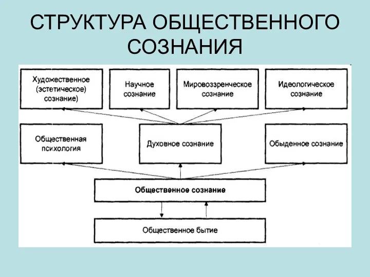 СТРУКТУРА ОБЩЕСТВЕННОГО СОЗНАНИЯ