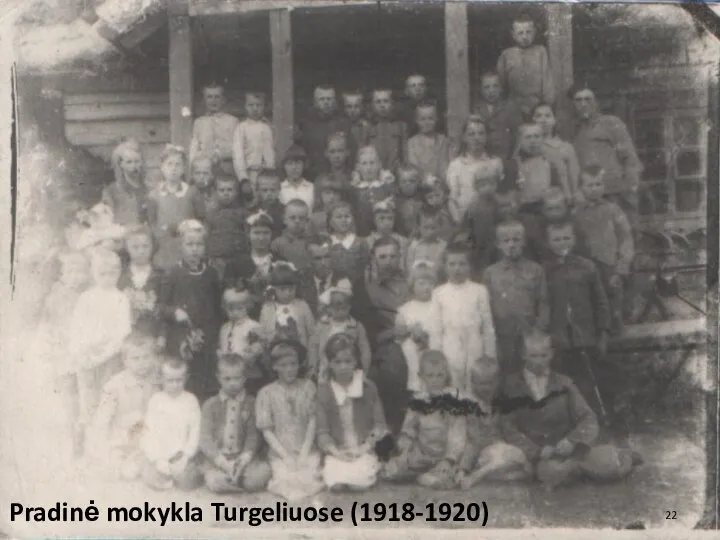 Pradinė mokykla Turgeliuose (1918-1920)