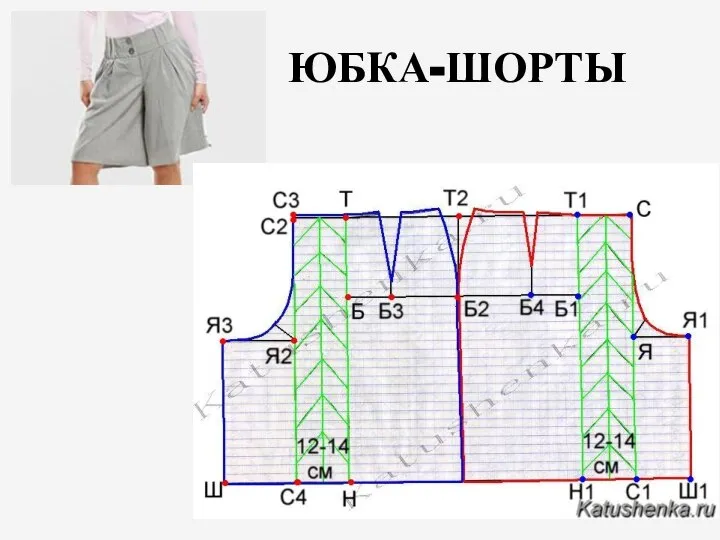 ЮБКА-ШОРТЫ