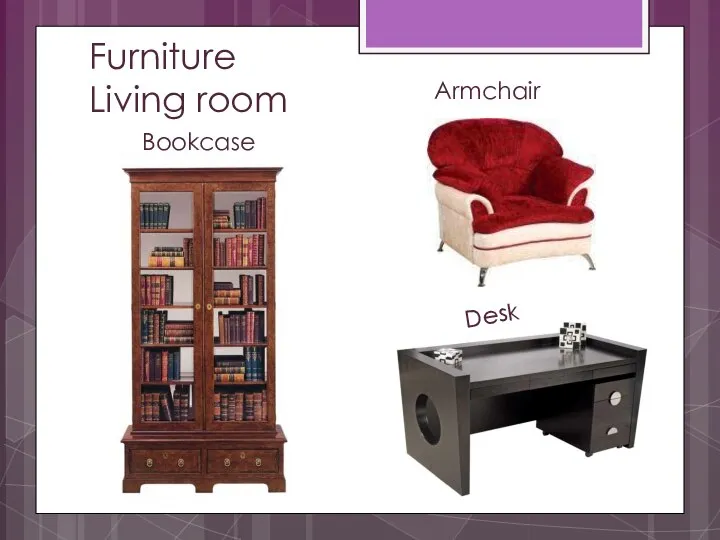 Furniture Living room Armchair Desk Bookcase