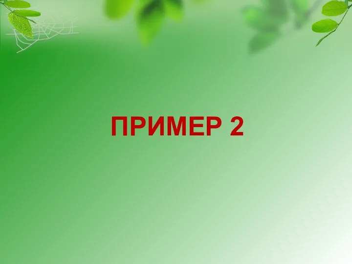 ПРИМЕР 2