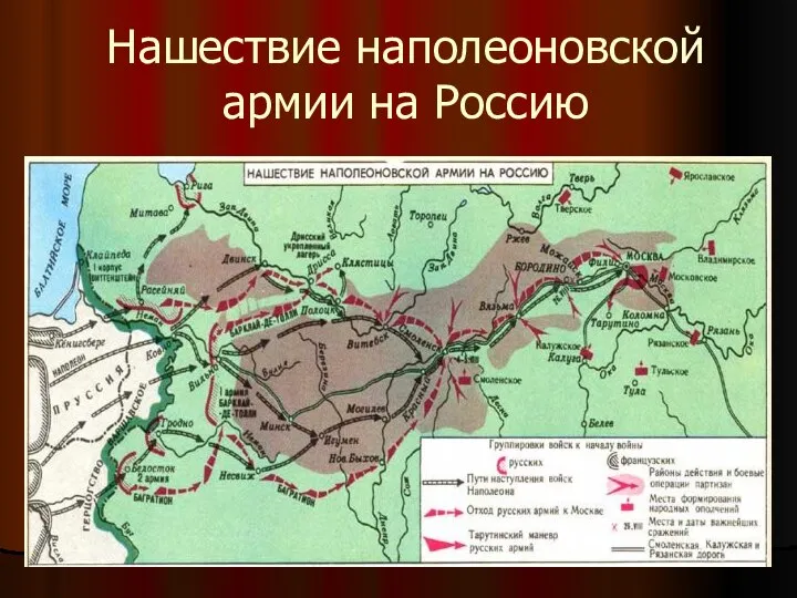 Нашествие наполеоновской армии на Россию