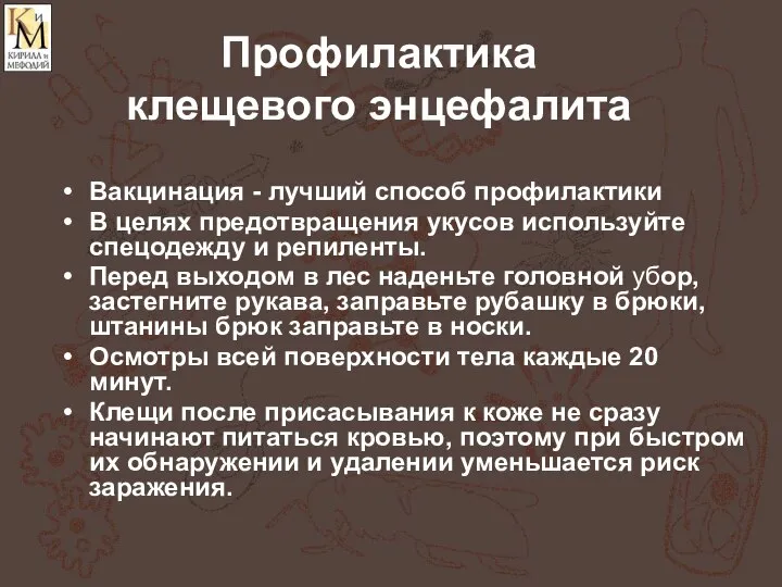 Вакцинация - лучший способ профилактики В целях предотвращения укусов используйте спецодежду