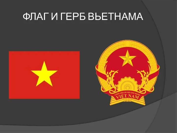 ФЛАГ И ГЕРБ ВЬЕТНАМА