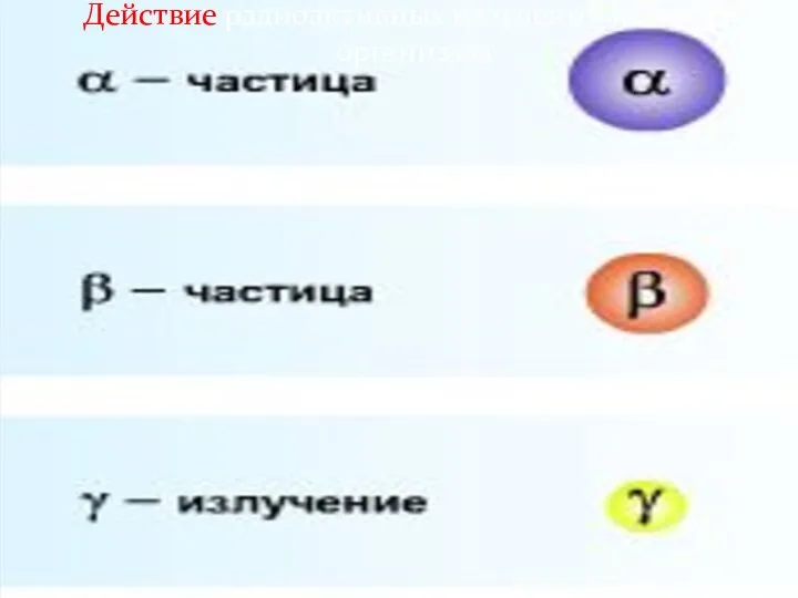 Каждый тип излучения обладает своей проницаемостью, то есть свободностью пройти сквозь