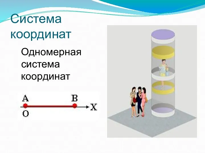 Система координат Одномерная система координат