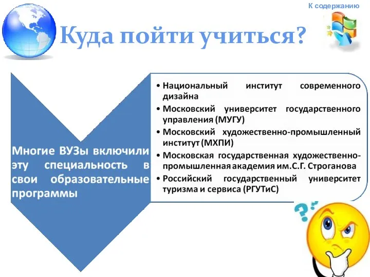 Куда пойти учиться?