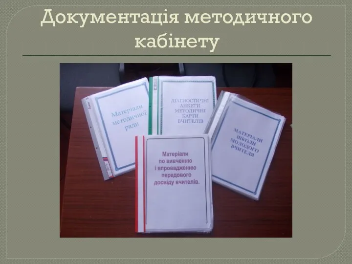 Документація методичного кабінету