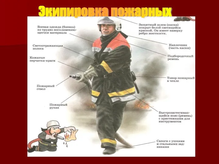Экипировка пожарных
