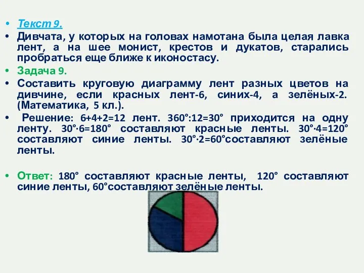 Текст 9. Дивчата, у которых на головах намотана была целая лавка