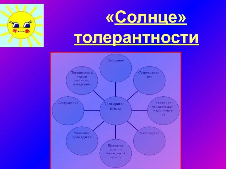 «Солнце» толерантности