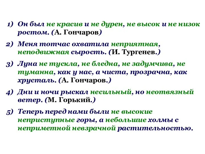 Он был не красив и не дурен, не высок и не