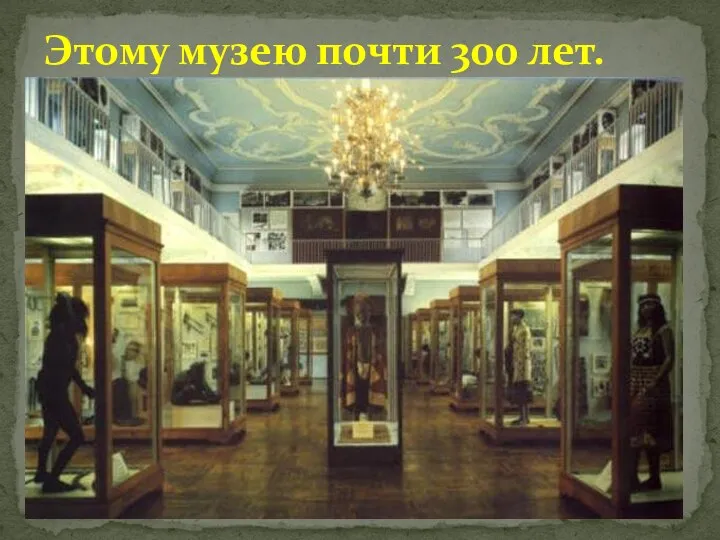 Этому музею почти 300 лет.