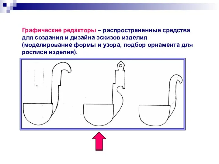 Графические редакторы – распространенные средства для создания и дизайна эскизов изделия