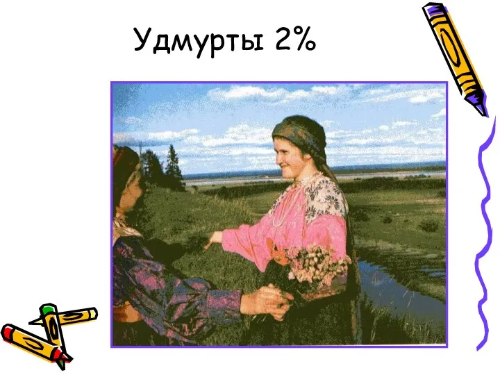 Удмурты 2%