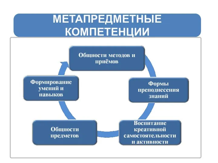 МЕТАПРЕДМЕТНЫЕ КОМПЕТЕНЦИИ