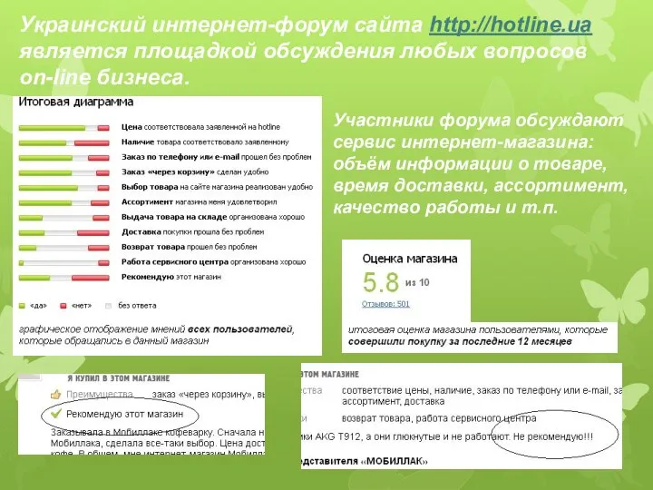 Украинский интернет-форум сайта http://hotline.ua является площадкой обсуждения любых вопросов on-line бизнеса.