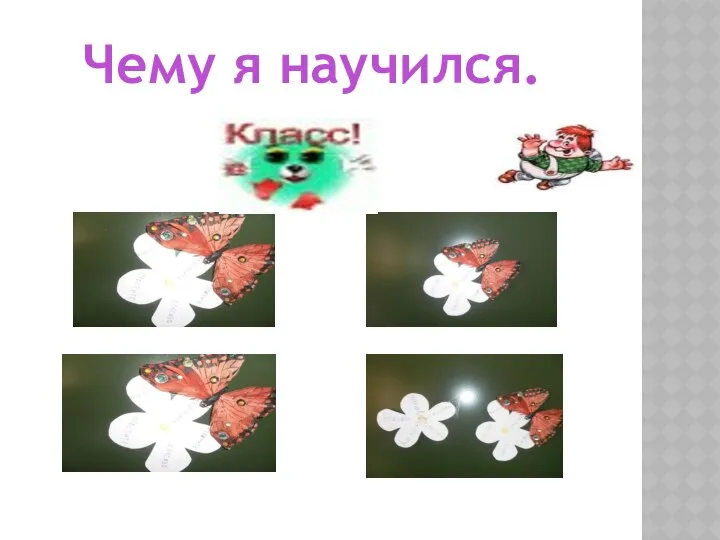 Чему я научился.