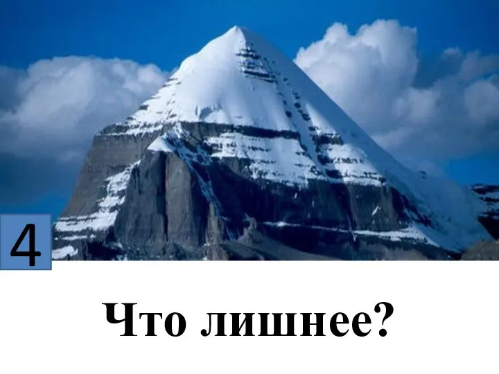 Что лишнее? 4