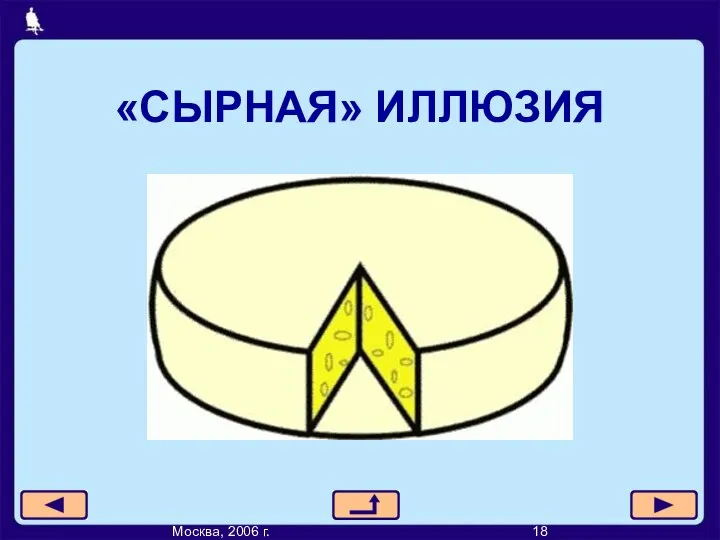 «СЫРНАЯ» ИЛЛЮЗИЯ Москва, 2006 г. 18