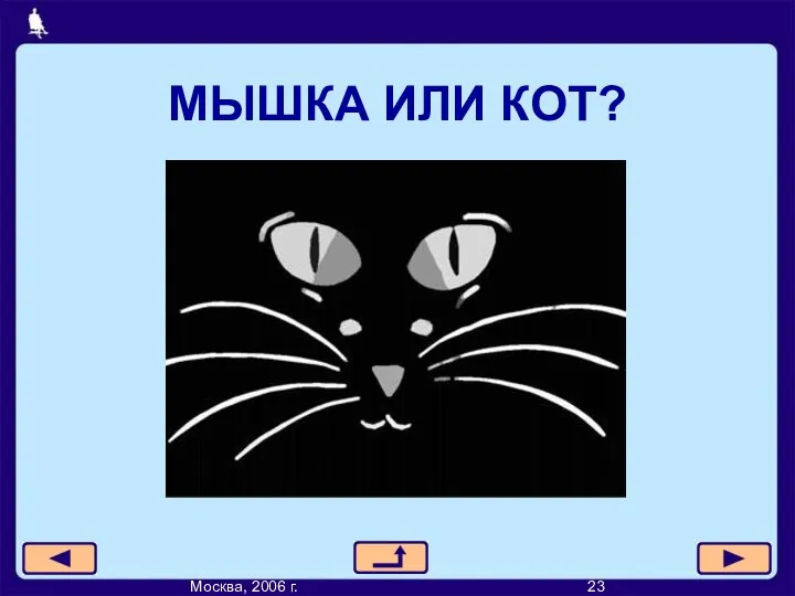 МЫШКА ИЛИ КОТ? Москва, 2006 г. 23