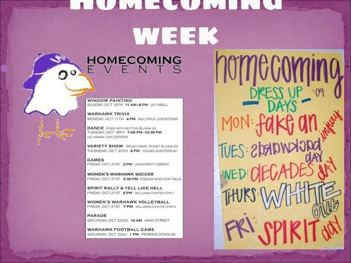 Homecoming week