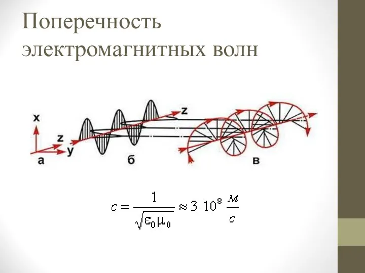 Поперечность электромагнитных волн