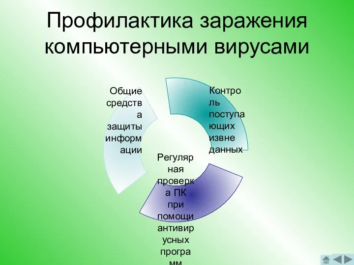 Профилактика заражения компьютерными вирусами