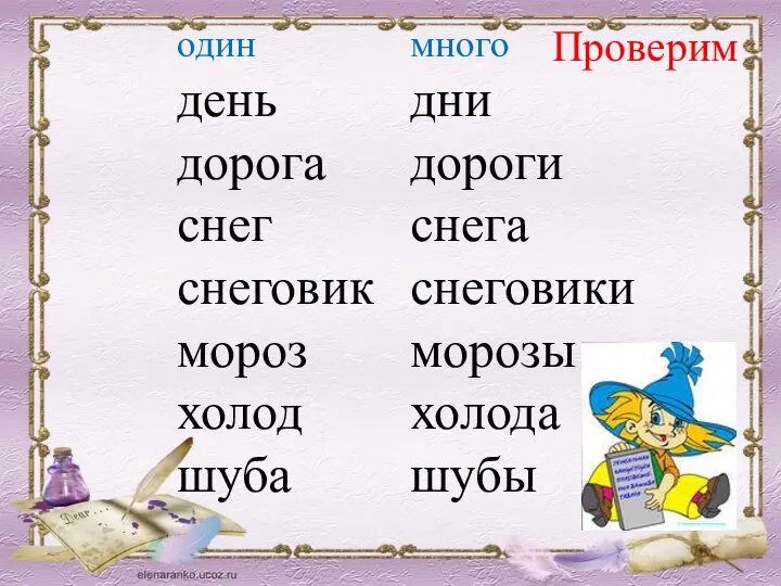 Проверим один день дорога снег снеговик мороз холод шуба много дни