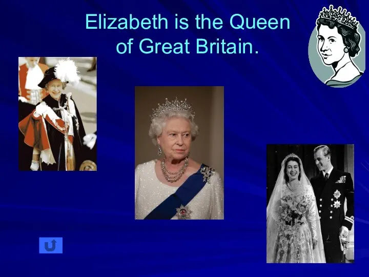 Elizabeth is the Queen of Great Britain.