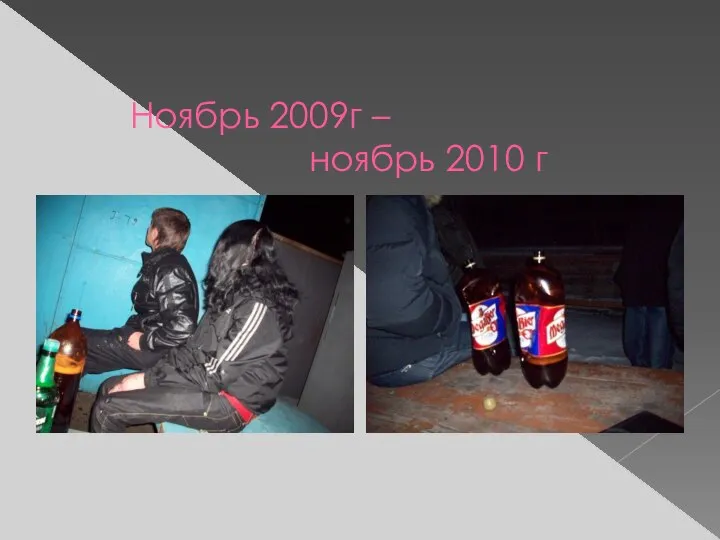 Ноябрь 2009г – ноябрь 2010 г