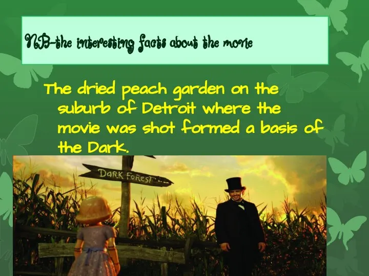 NB-the interesting facts about the movie The dried peach garden on