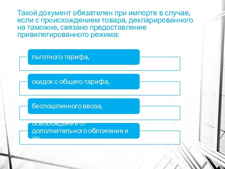 Такой документ обязателен при импорте в случае, если с происхождением товара,